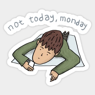 Lazy Monday Sticker